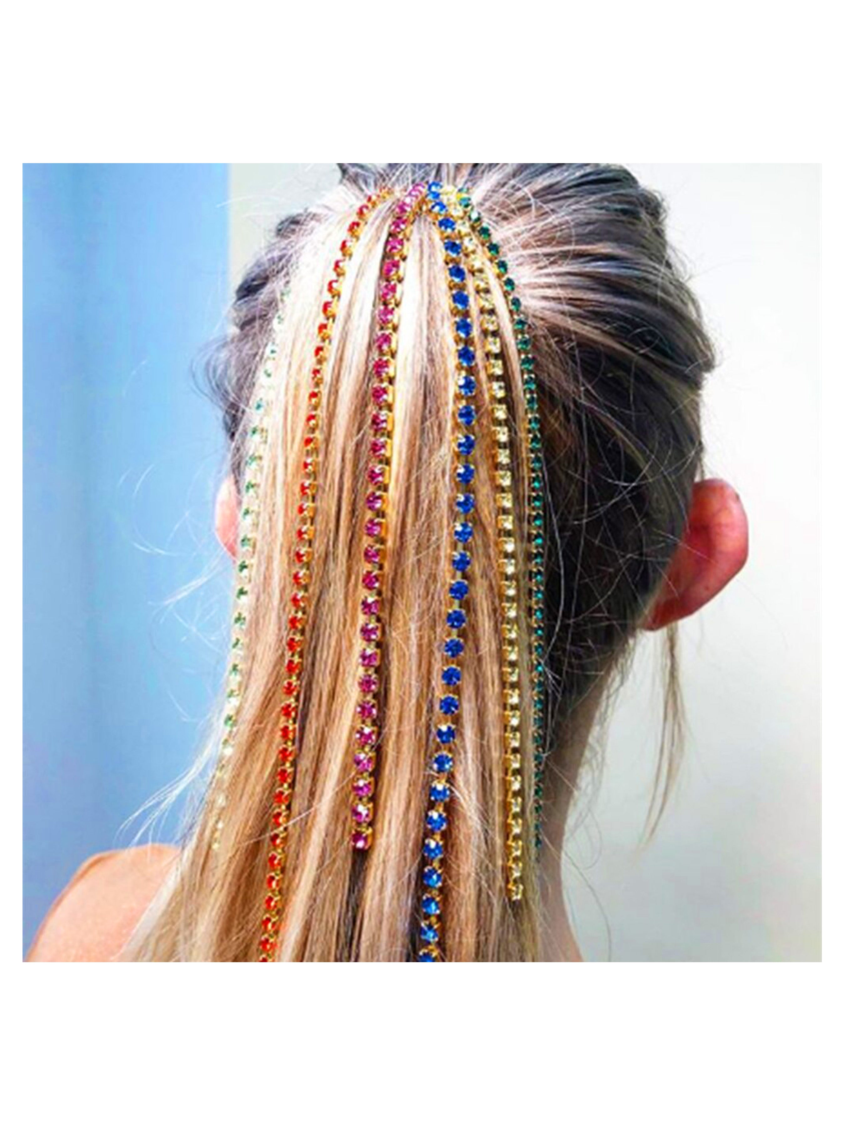 Rainbow Drip Hair Comb