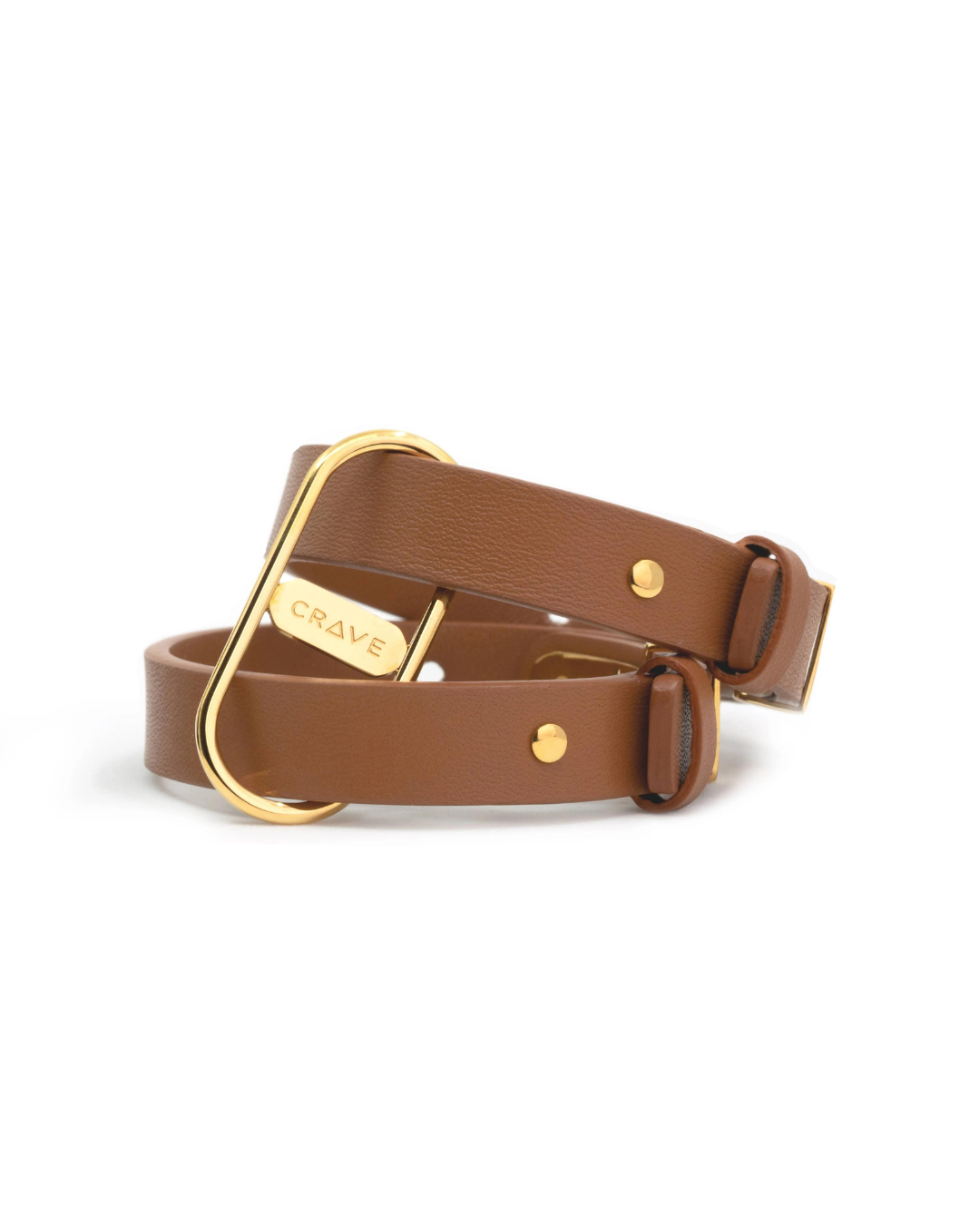 ICON Cuff - BROWN / GOLD